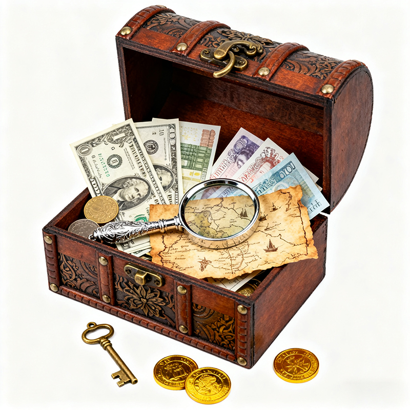 钱币寻宝游戏盒